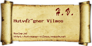 Hutvágner Vilmos névjegykártya